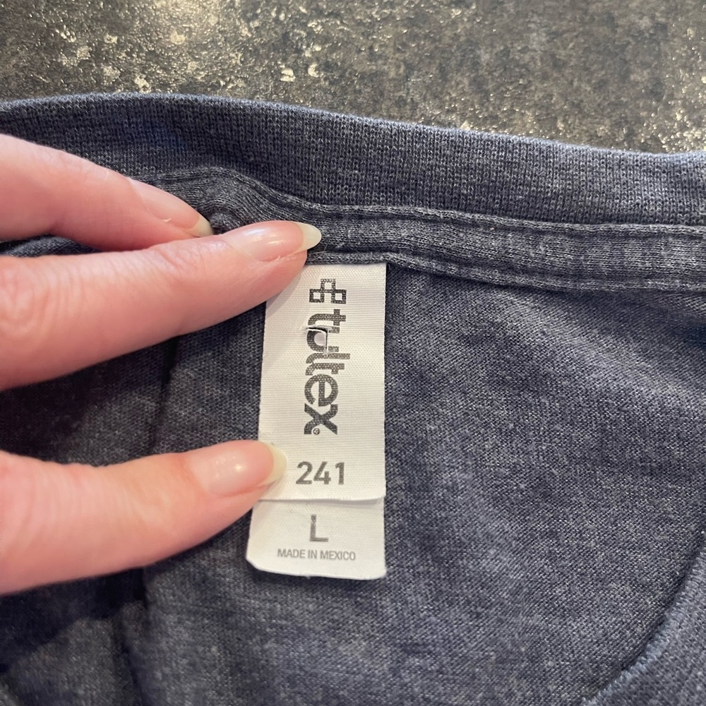 Tultex Charcoal Gray T-Shirt - Picture 4 of 5
